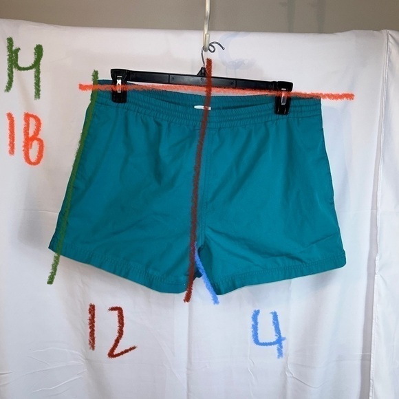 Athletic Works Shorts Swim 80s Vintage Short Shorts Elastic Drawstring Pull On - Picture 5 of 9